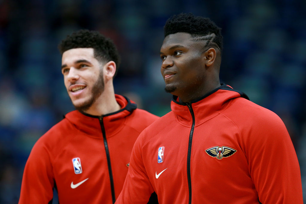 Lonzo Ball and Zion Williamson have already formed quite a bond on the court.