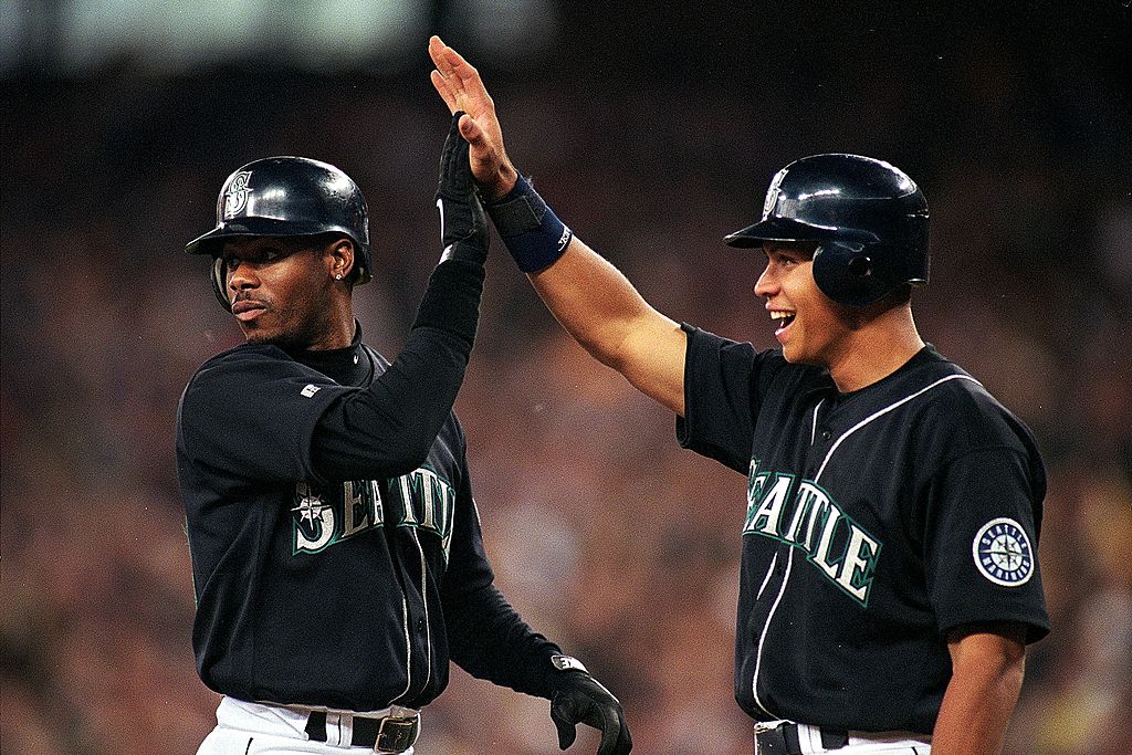 Ken Griffey Jr and Alex Rodriguez