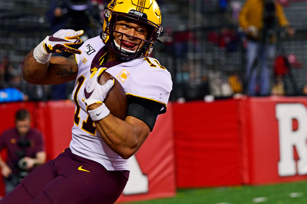 Minnesota defensive back Antoine Winfield Jr. was an All-American in 2019. Winfield's father, Antoine Sr., played 14 NFL seasons with the Buffalo Bills and Minnesota Vikings.