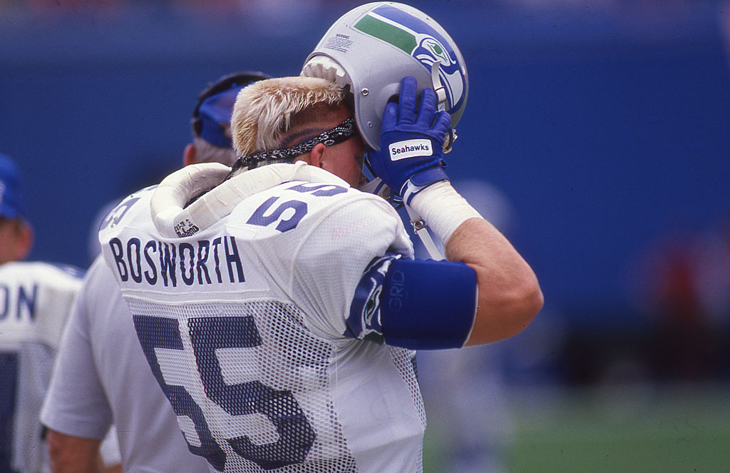 Brian Bosworth once tricked Denver Broncos fans into buying his t-shirts.