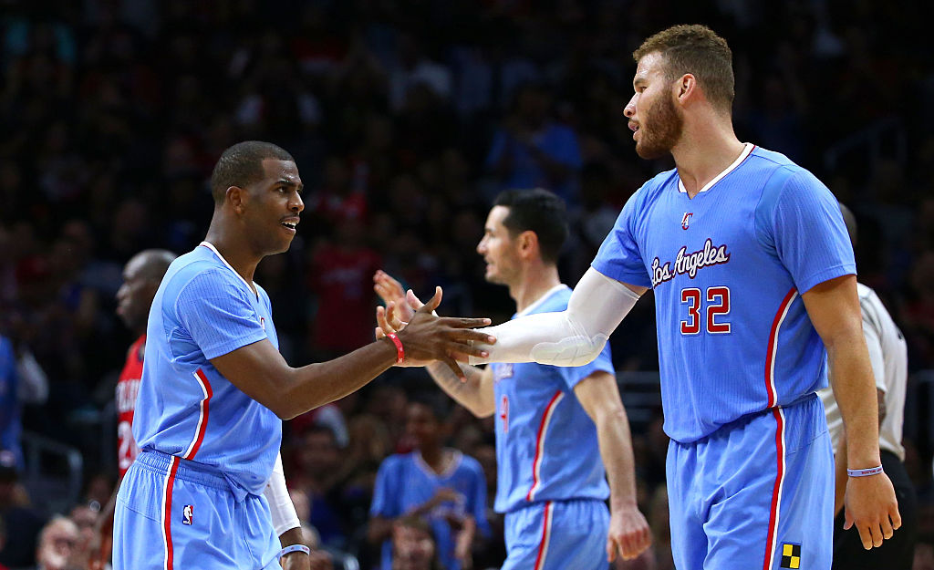 Chris Paul (left) and Blake Griffin were teammates on the Los Angeles Clippers from 2011-17. Paul says he learned something about their relationship after he was traded to the Houston Rockets.