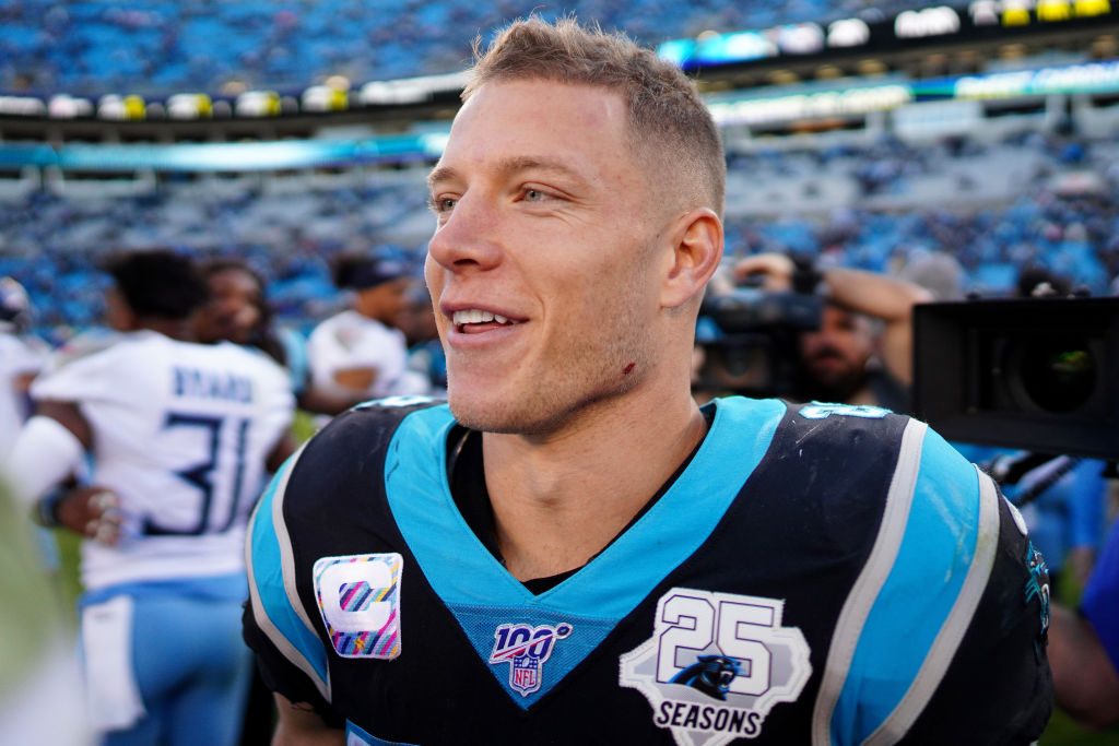 Carolina Panthers running back Christian McCaffrey recently got a big contract extension. He celebrated the extension in a big way.