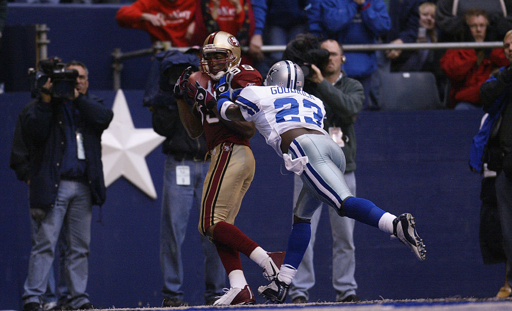 Jerry Jones selected Dwayne Goodrich with the 49th pick in the 2000 NFL draft.
