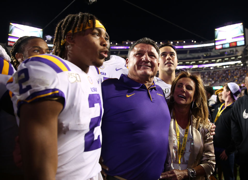 Ed Orgeron just finished up the most successful season in his coaching career, but he filed for divorce from his wife Kelly shortly after.