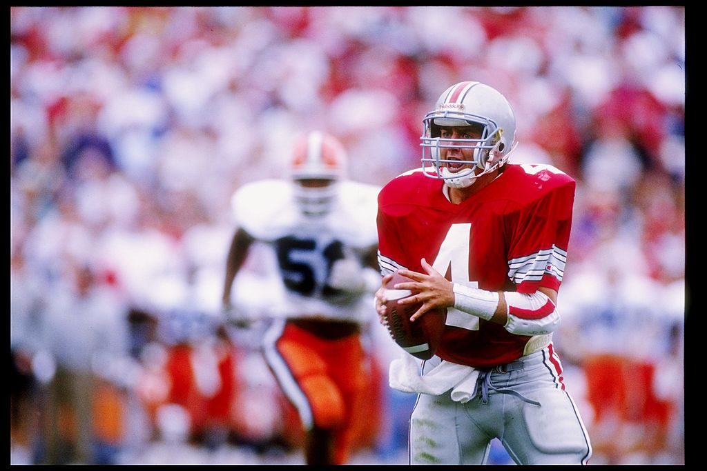 You know Kirk Herbstreit from ESPN's College Gameday, but he also played quarterback for Ohio State in college. Was he any good as a Buckeye?