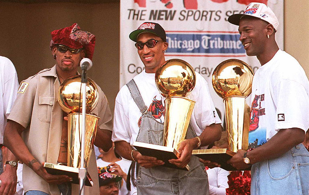 Dennis Rodman appeared on ESPN's First Take Monday and presented a bold take about Scottie Pippen in the 1993-94 season.