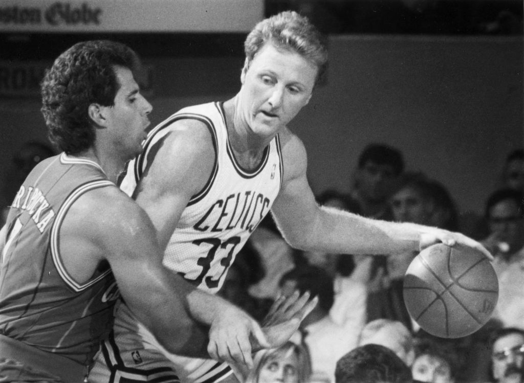 Larry Bird has a host of iconic moments from his NBA career, but one of the most impressive was scoring 47 points with mostly his left hand.