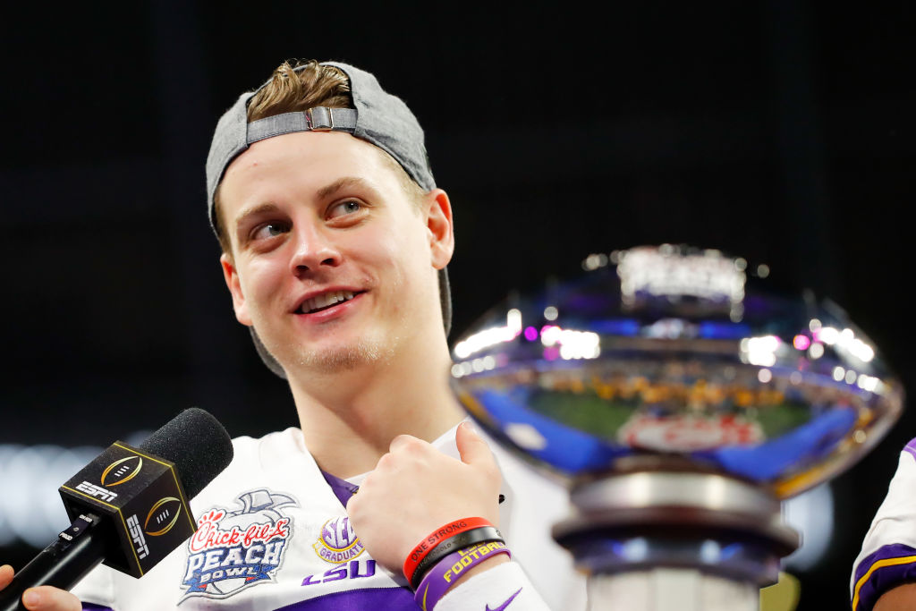 The Cincinnati Bengals selected LSU's Joe Burrow with the No. 1 overall pick in the 2020 NFL draft. Burrow entered last year as a projected Day 3 pick.