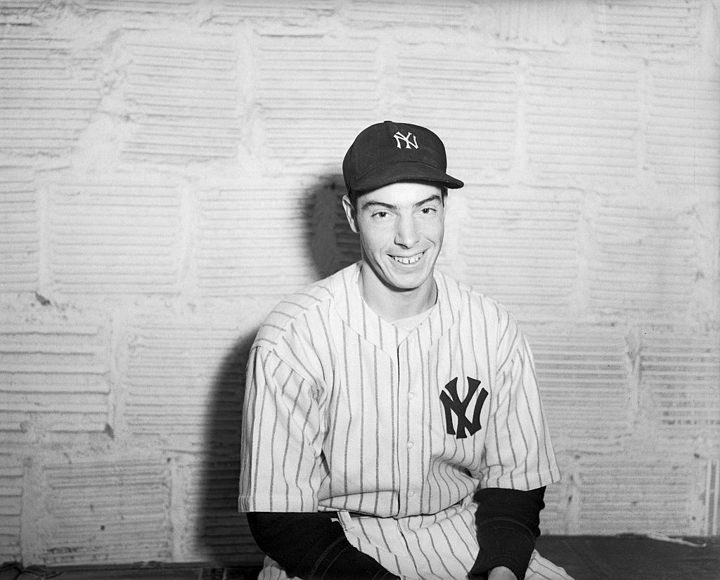 A portrait of Joe Dimaggio in 1936, his first year as centerfielder for the New York Yankees