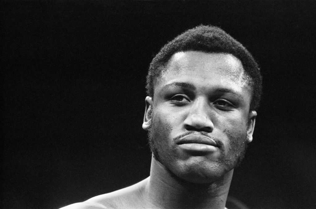 Joe Frazier gets ready to weigh in for a boxing match