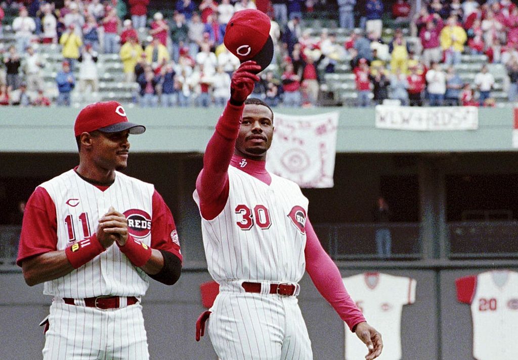 Cincinnati Reds outfielder Ken Griffey Jr. hit his 400th career home run on April 10, 2000. Griffey grew up in Cincinnati.