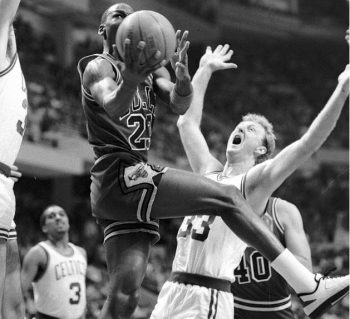 Larry Bird Michael Jordan
