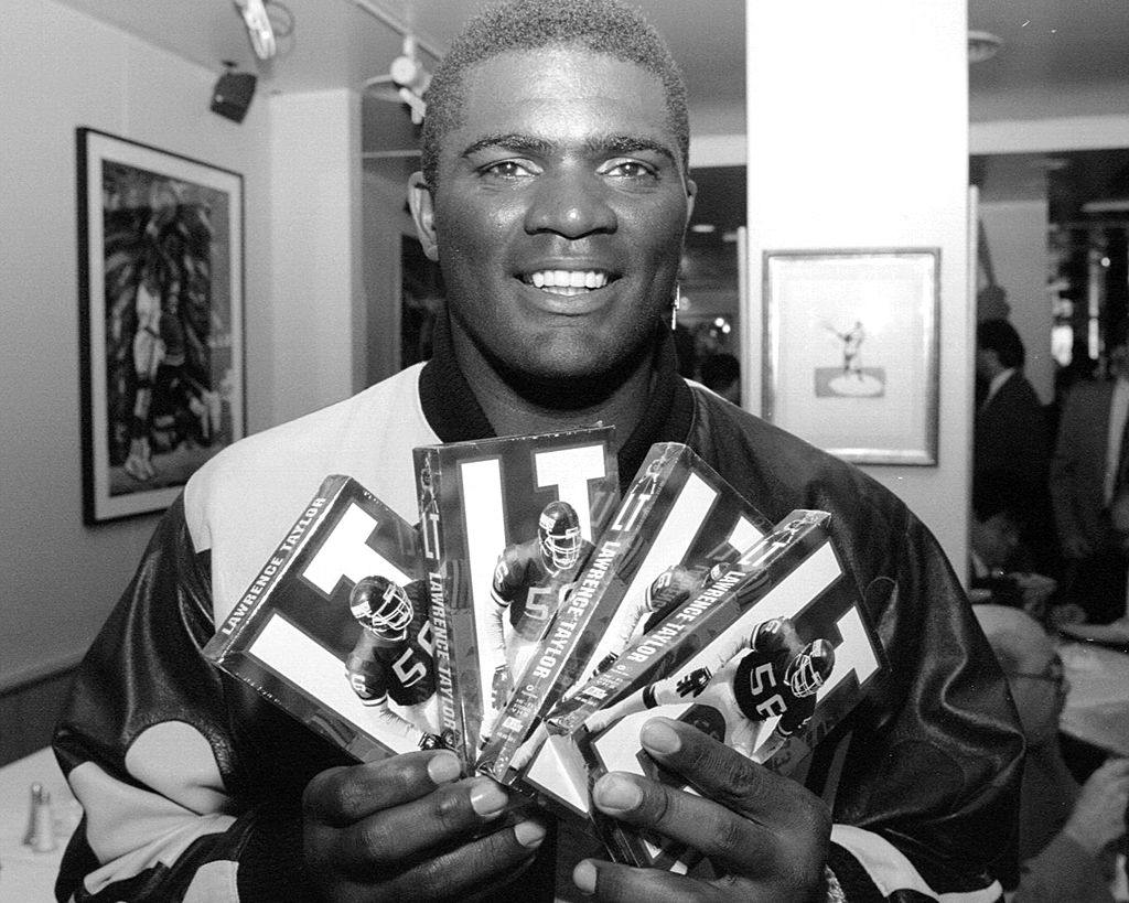 Lawrence Taylor is worth less than a Super Bowl game check after blowing nearly all of his earnings from the Giants.
