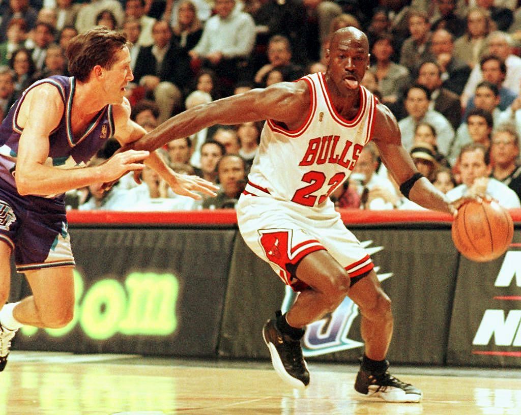 Michael jordan best sale tongue