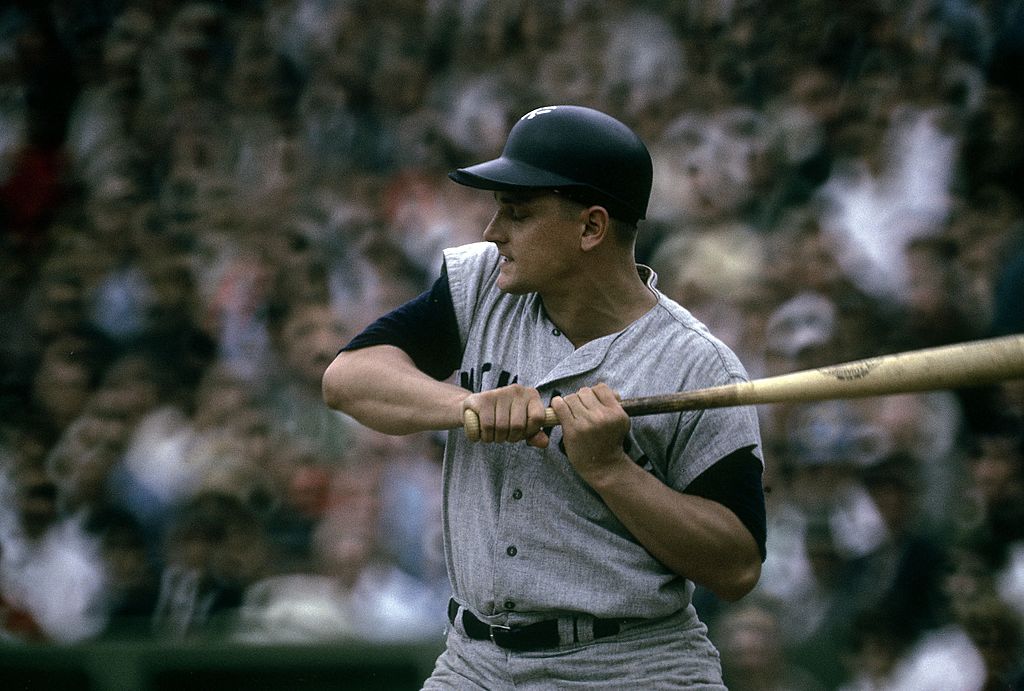 Outfielder Roger Maris of the New York Yankees in the early 1960s