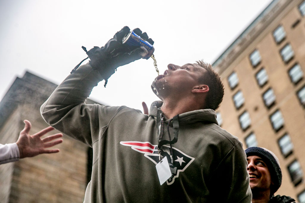 Rob Gronkowski Is Combining Sports and Partying While He Is Stuck at Home