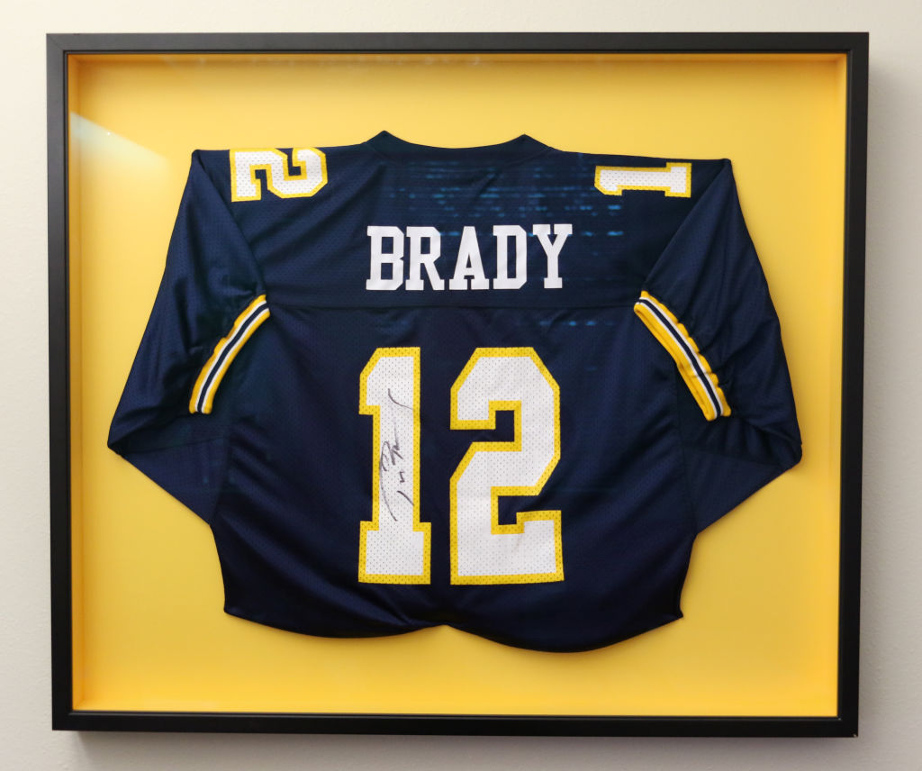 tom brady high school jersey