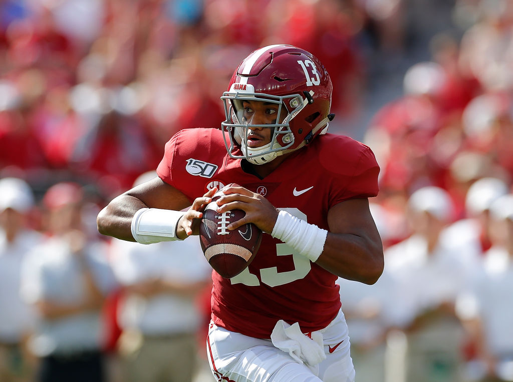 Alabama quarterback Tua Tagovailoa is expected to be a first-round selection in the 2020 NFL draft. Tagovailoa has earned comparisons to NFL Hall of Famer Steve Young.