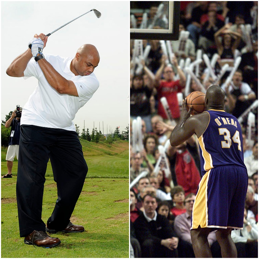 Charles Barkley's Golf Swing Is Uglier Than Shaquille O'Neal's Free Throws