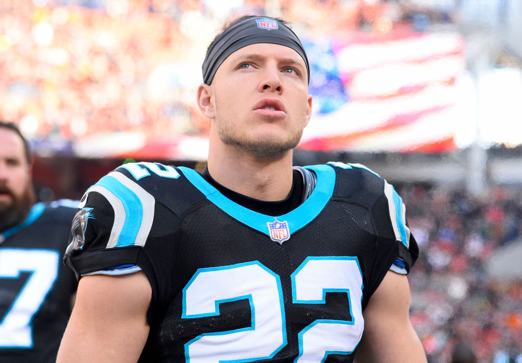 Panthers running back Christian McCaffrey