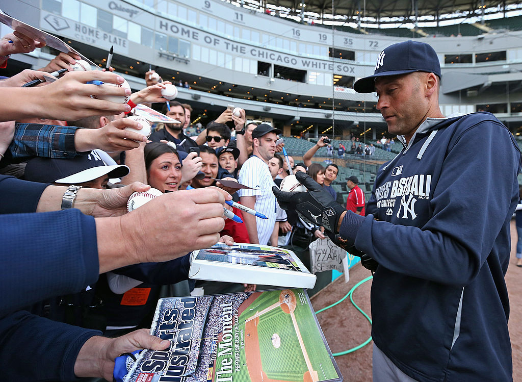 Derek Jeter could have never imagined a baseball he signed when he was just 8 years old would fetch $36,000 one day.