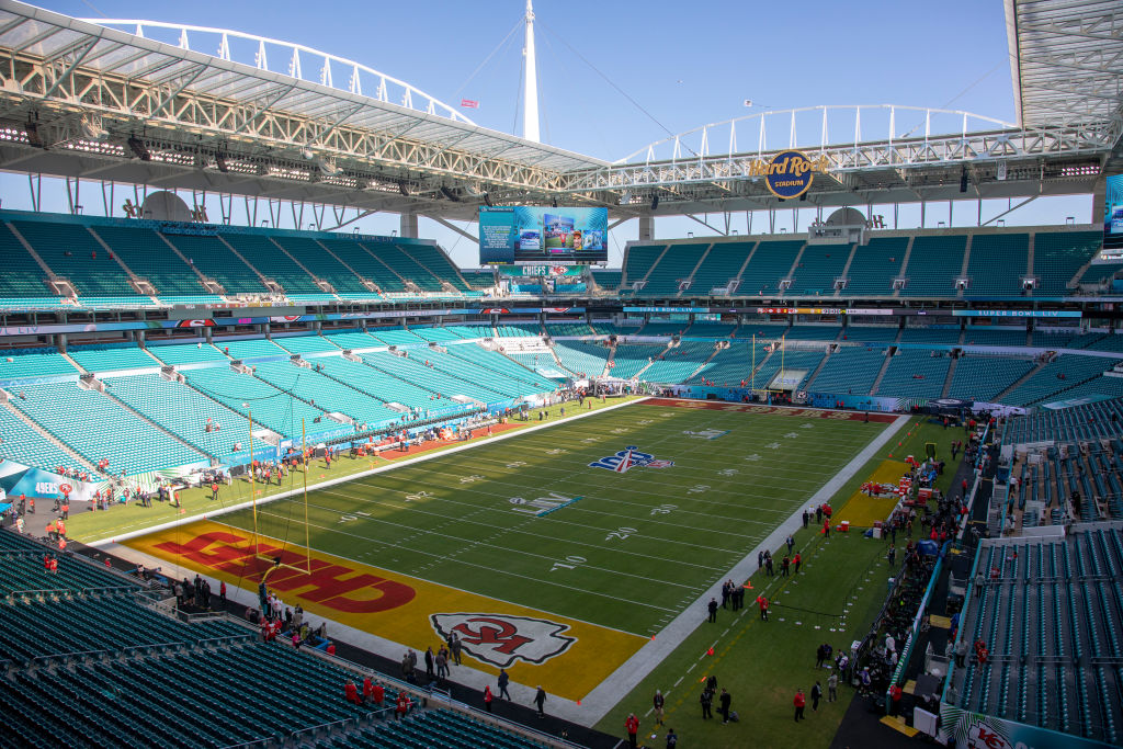 Empty NFL stadiums