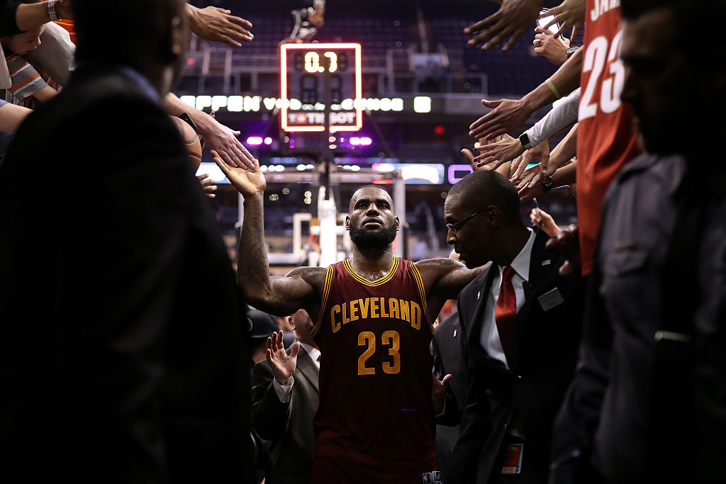 LeBron James has had an up and down relationship with Cleveland fans. He once made them really mad by just wearing a hat they didn't like.