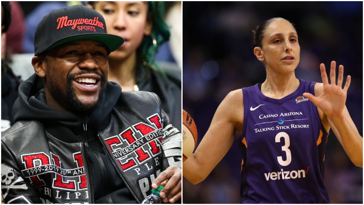 Floyd Mayweather Diana Taurasi WNBA