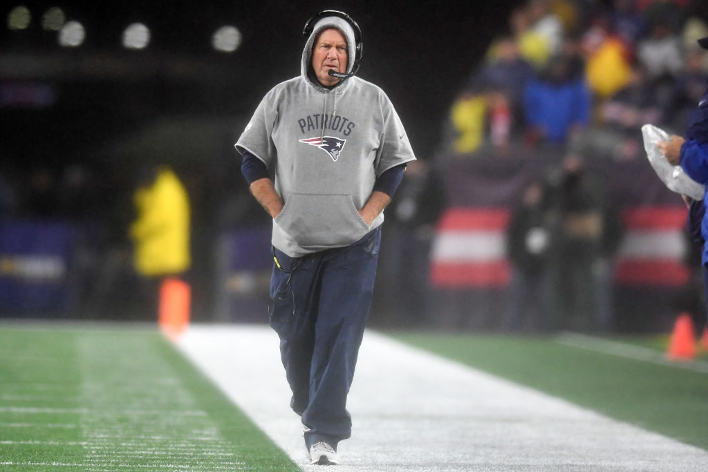 We Finally Know Why Bill Belichick Cuts the Sleeves Off His Hoodies