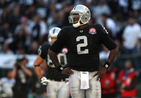 Jamarcus Russell wouldn't study game tape without an order of junior bacon cheeseburger.