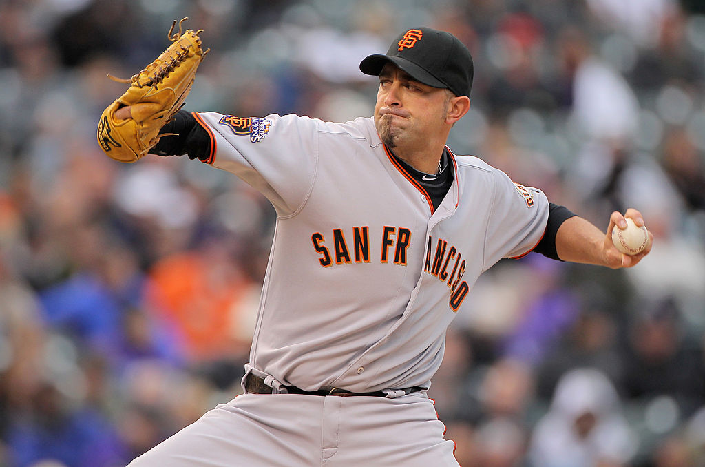 Longtime San Francisco Giants reliever Jeremy Affeldt suffered at least three injuries because of his family.