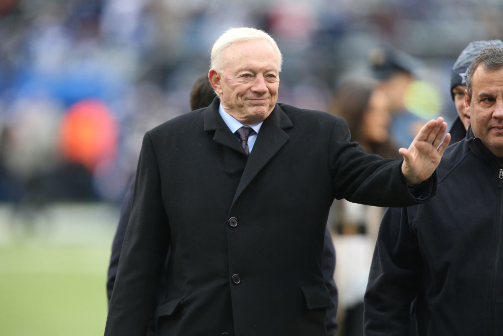 Jerry Jones runs the Dallas Cowboys, but he doesn't consider that work
