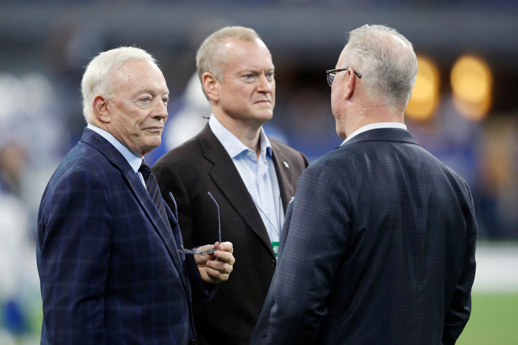 Jerry Jones' three children, Stephen, Jerry Jr., and Charlotte, also work in the Dallas Cowboys front office.