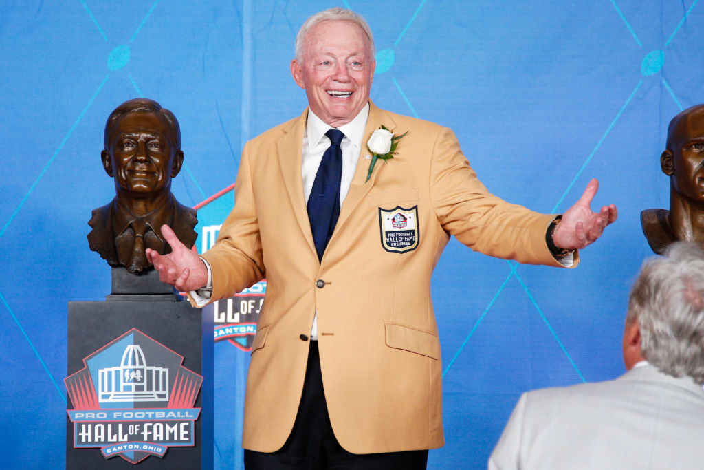 Cowboys owner Jerry Jones is a member of the Pro Football Hall of Fame and the Cotton Bowl Hall of Fame.