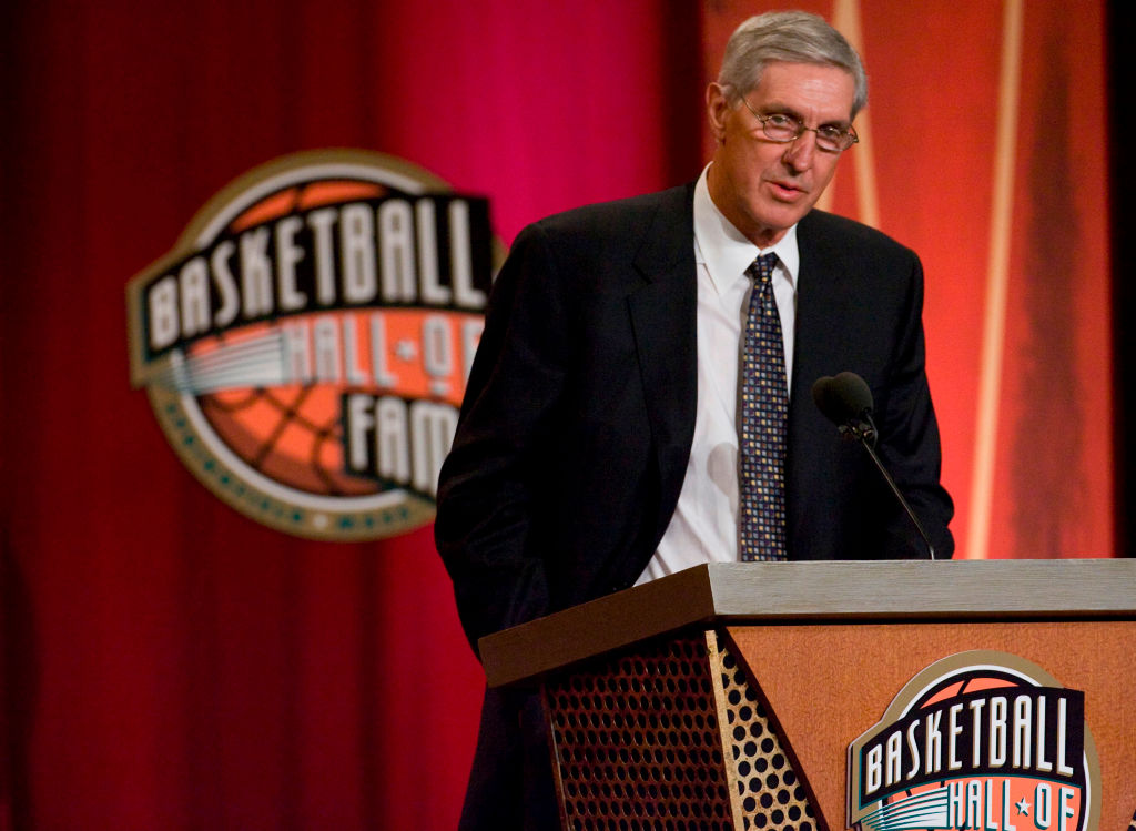 Former Jazz head coach Jerry Sloan