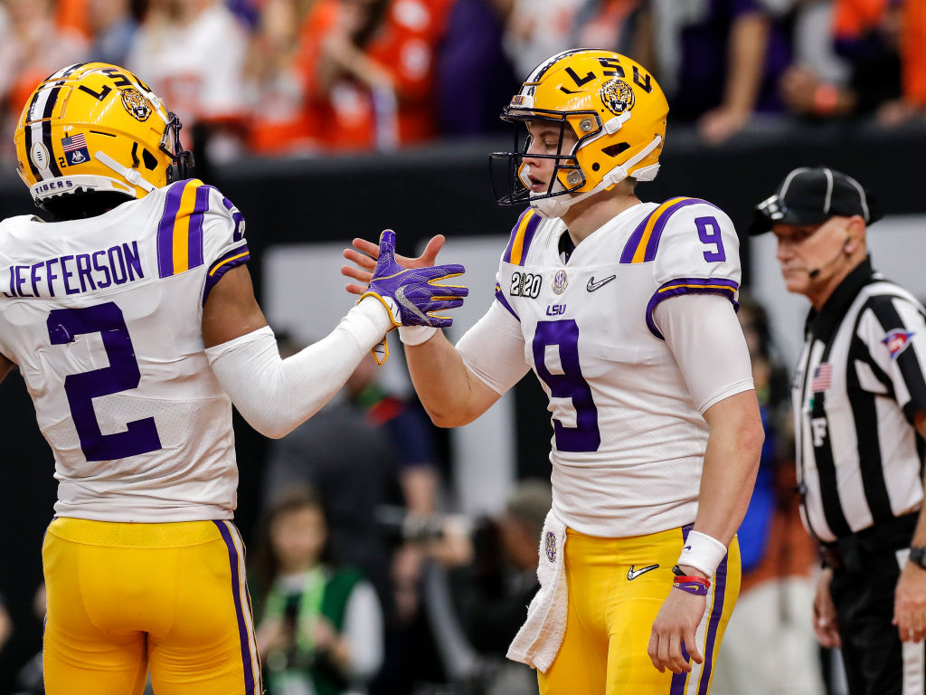 Joe Burrow and LSU's record-setting NFL draft class can make up to $124 million in rookie contracts.