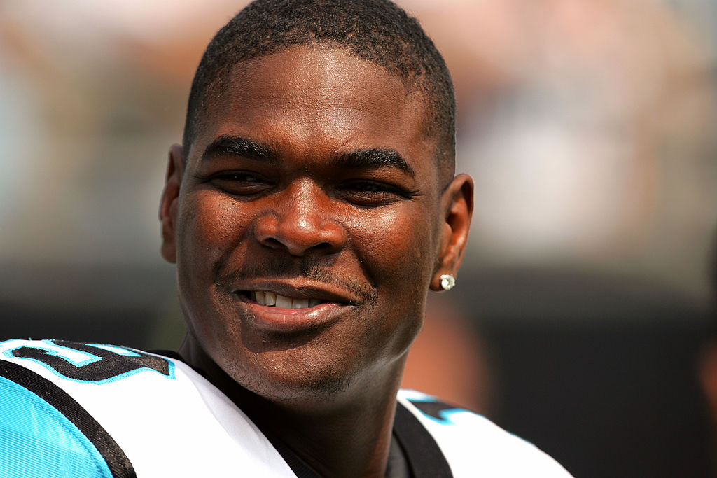 NFL standout receiver Keyshawn Johnson learned the Carolina Panthers drafted his replacement during a live ESPN segment in 2007.