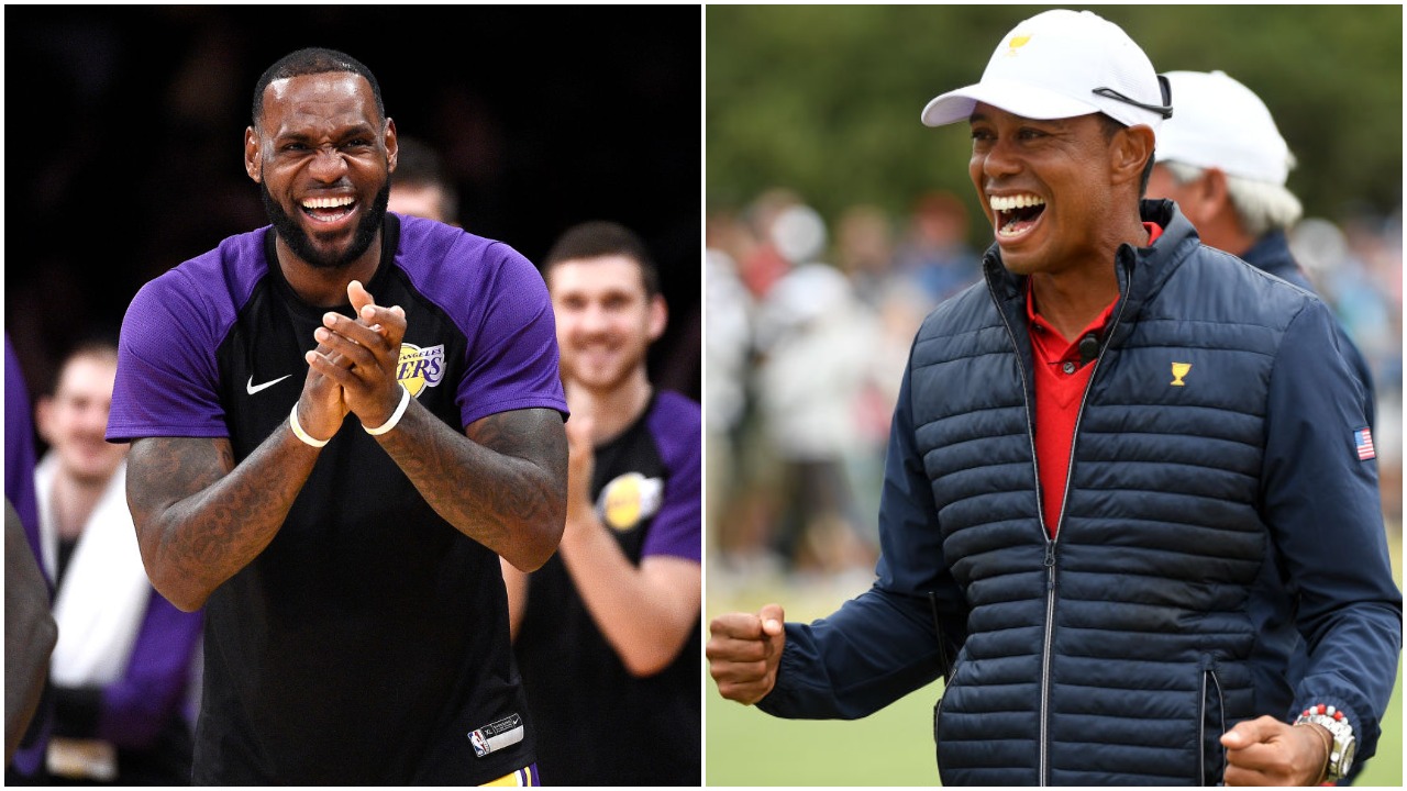 Tiger Woods and LeBron James are two of the greatest athletes ever. They both also have massive respect for each other.