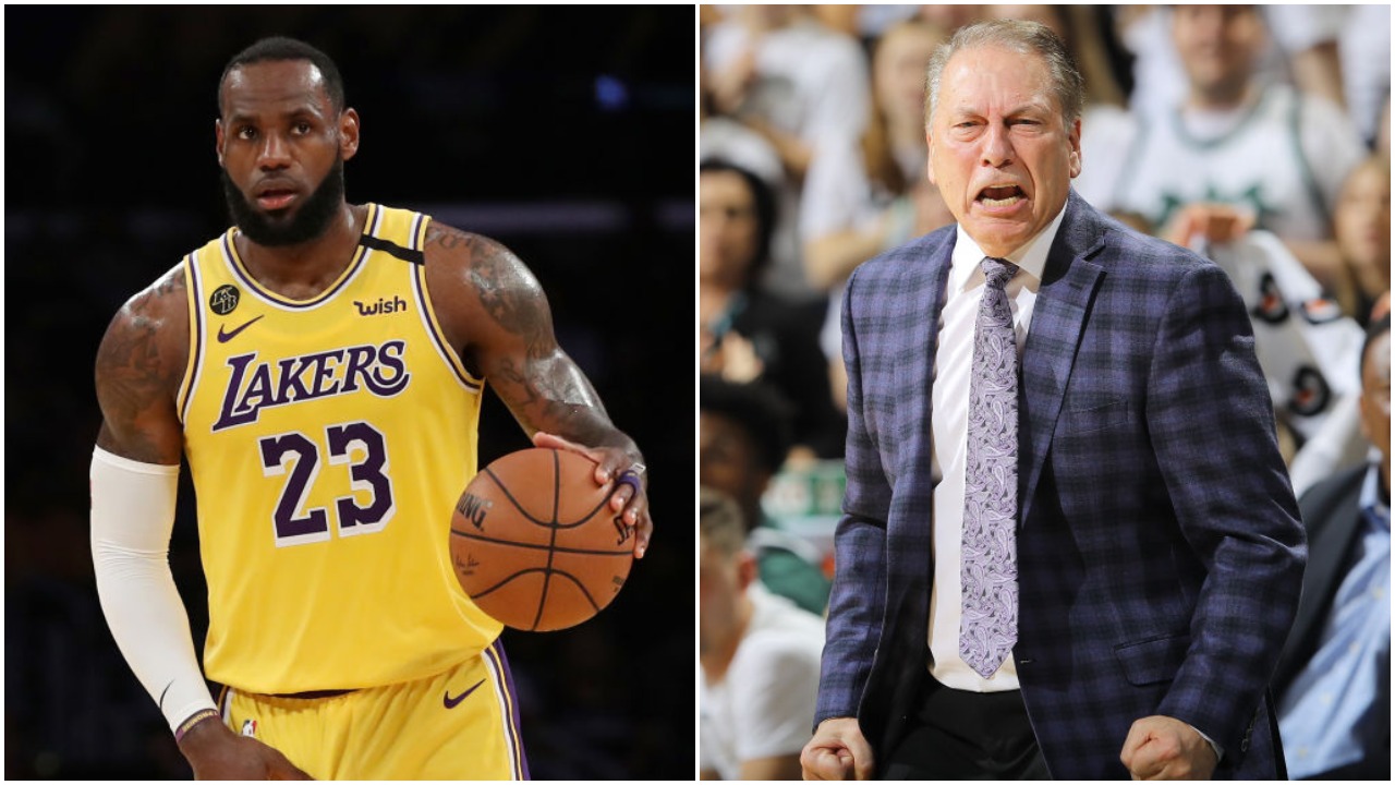 LeBron James and Tom Izzo have both done great things for the sport of basketball. They could have won championships together, though.