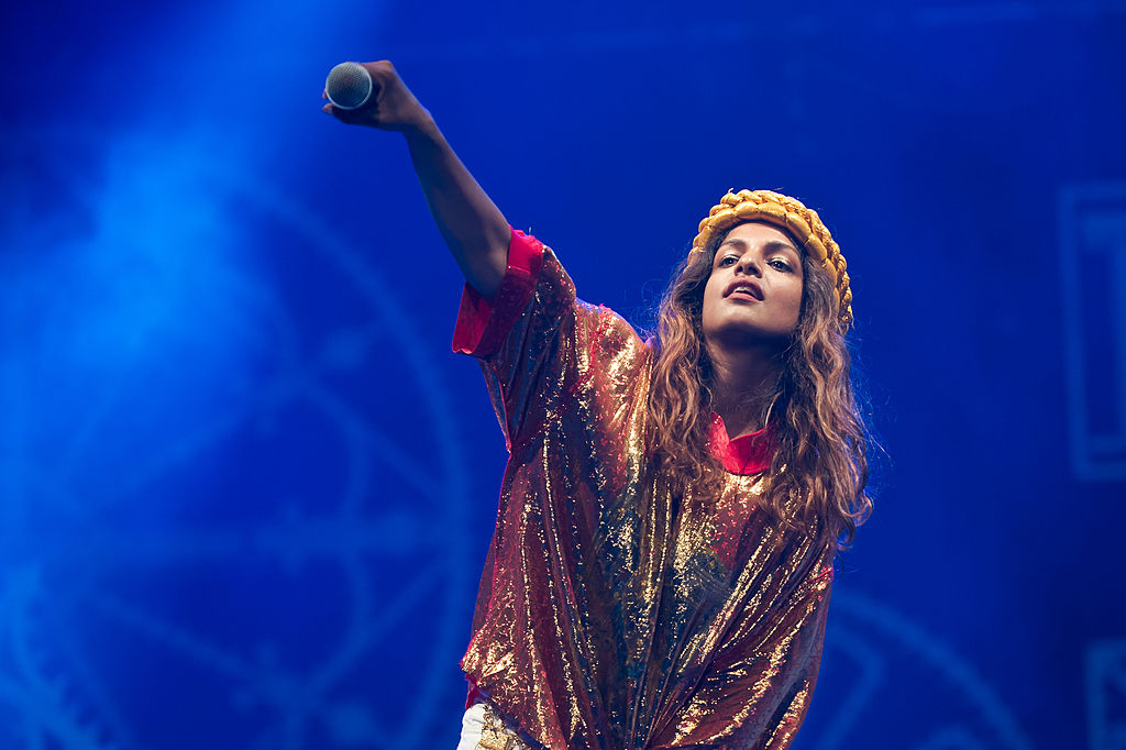 The NFL sued rapper M.I.A. after she made a lewd gesture during a Super Bowl performance in 2012. 