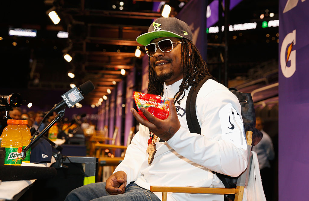 Marshawn Lynch’s Famous Love of Skittles Started With His Mother and an Upset Stomach