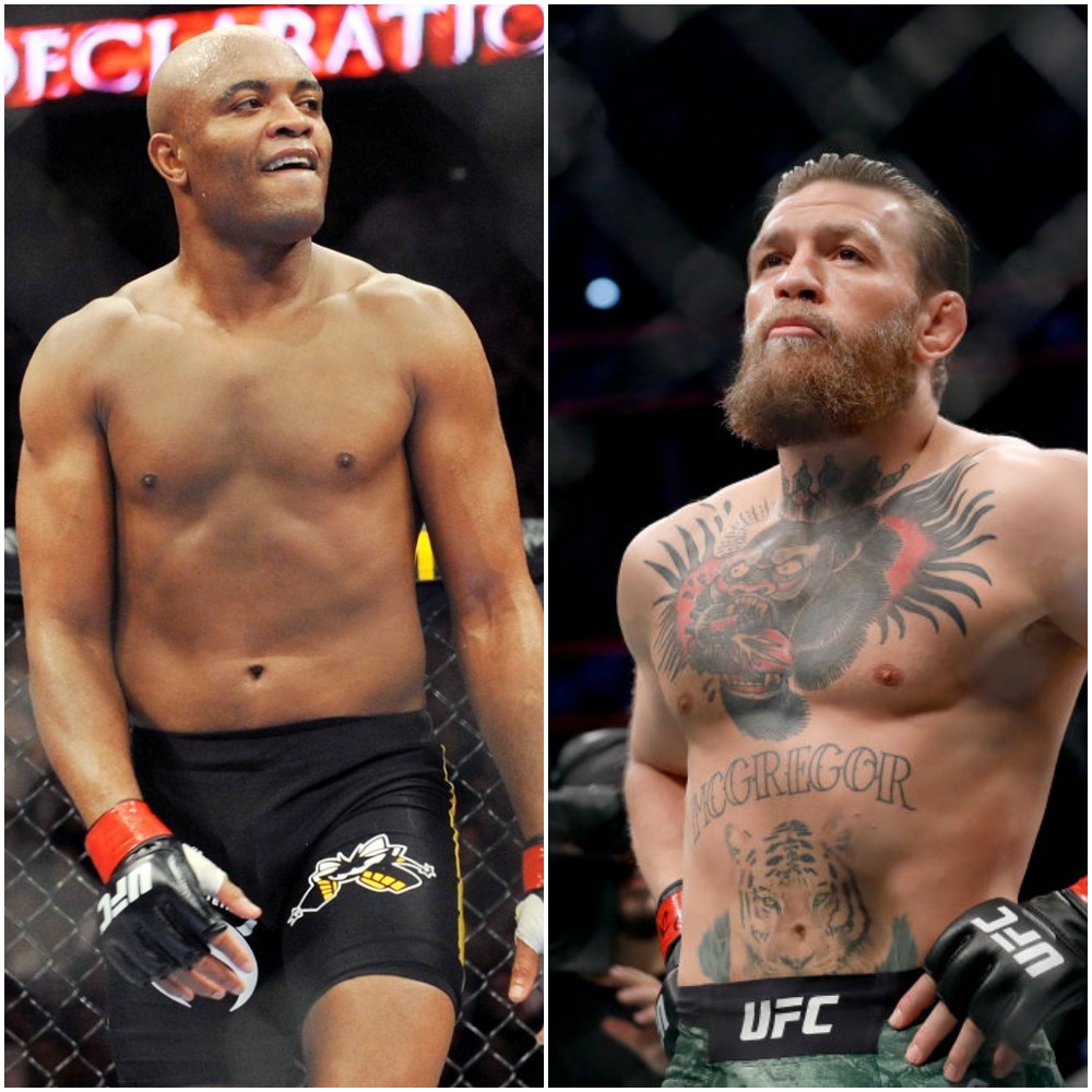 Conor McGregor and Anderson Silva