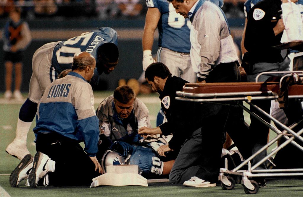 detroit lions ambulance