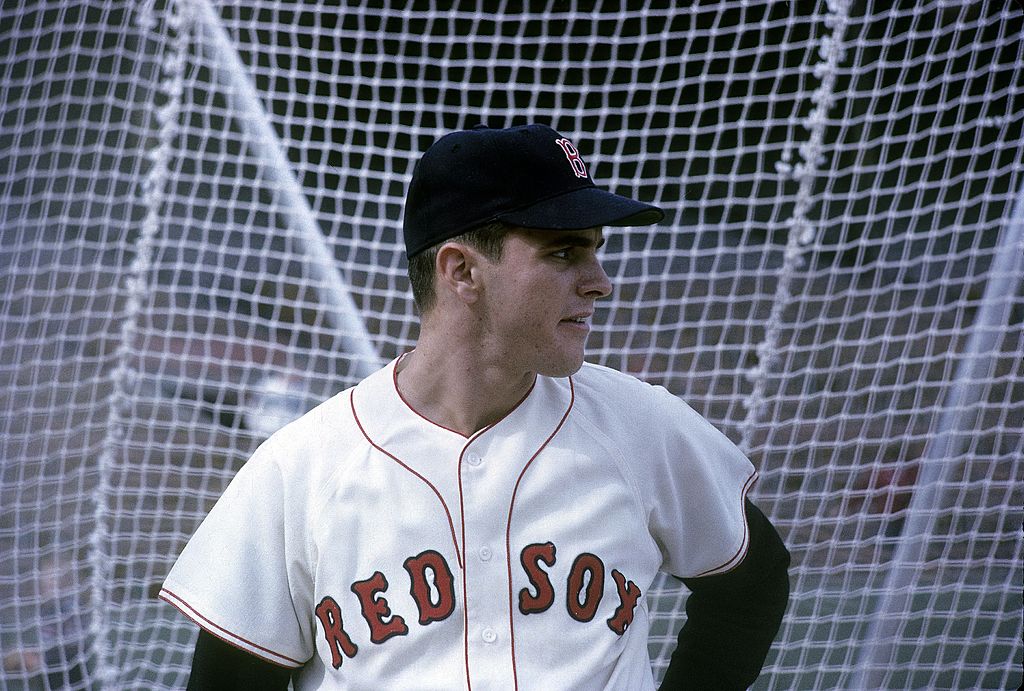 Outfielder Tony Conigliaro of the Boston Red Sox