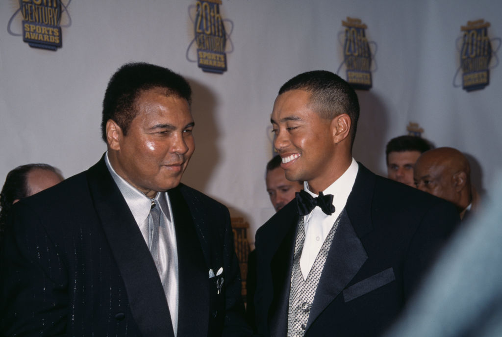 The Time Tiger Woods Nearly Swung on Muhammad Ali in a Hotel Lobby
