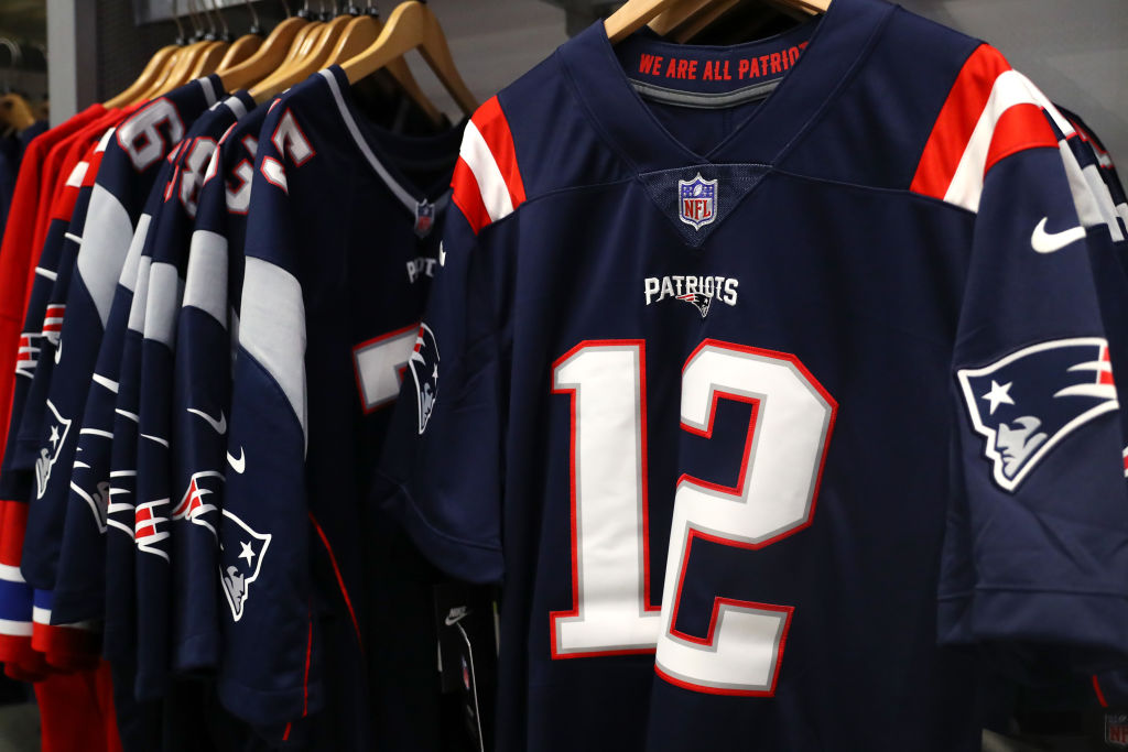 patriots jersey colors
