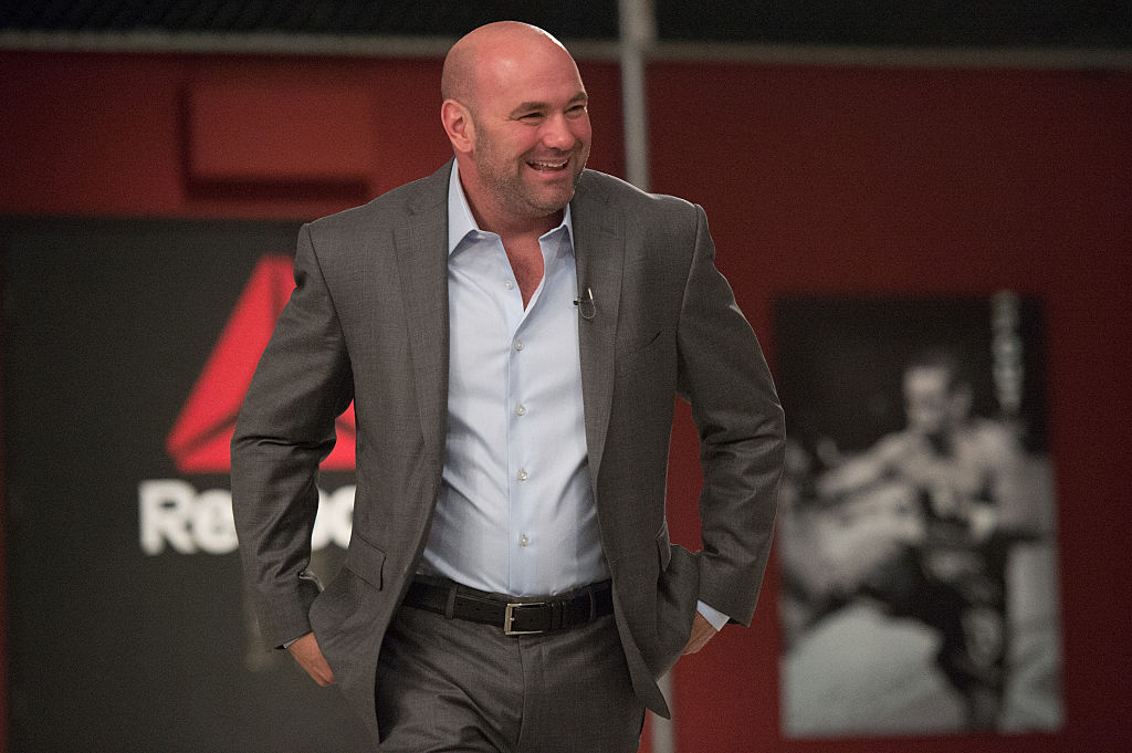 UFC president Dana White at a fight