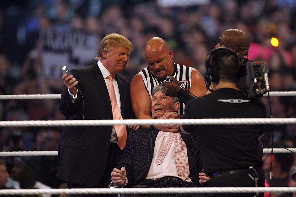Never Forget That Donald Trump Once Shaved Vince McMahon’s Head and Is a Member of the WWE Hall of Fame