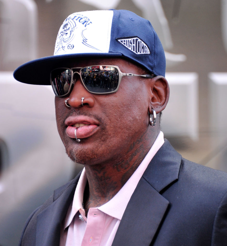 Dennis Rodman said he's seriously pondered jumping out of a plane without a parachute to see if there really is a God.