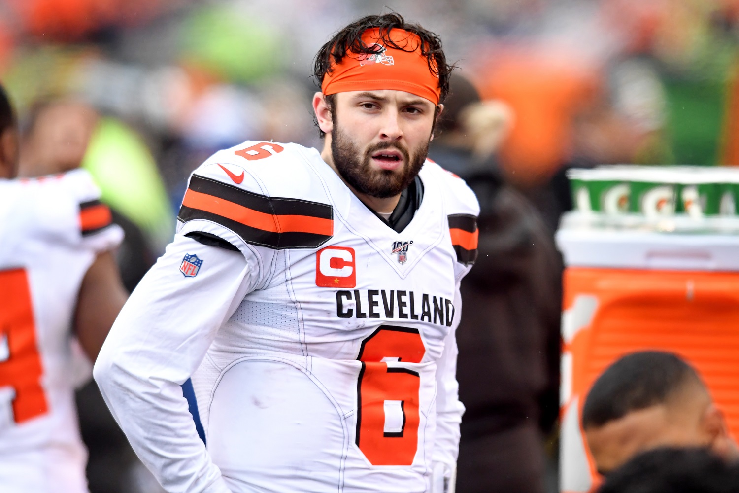 How Cam Newton Signaled Baker Mayfield Is On The Hot Seat